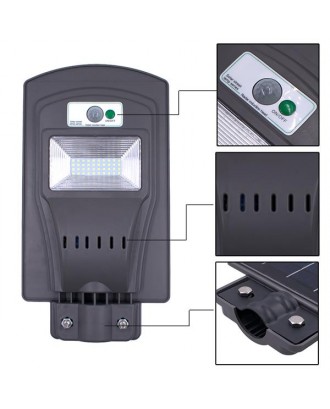 20W LED Solar Sensor Outdoor Light with Light Control and Radar Sensor Grey