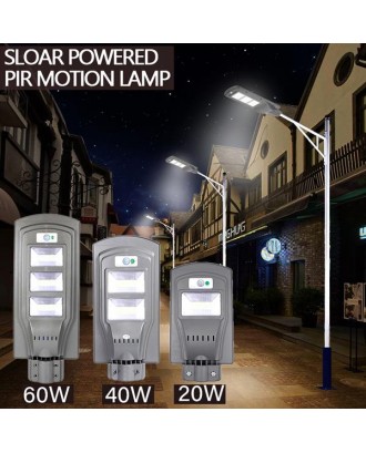 40W LED Solar Sensor Outdoor Light with Light Control and Radar Sensor Grey