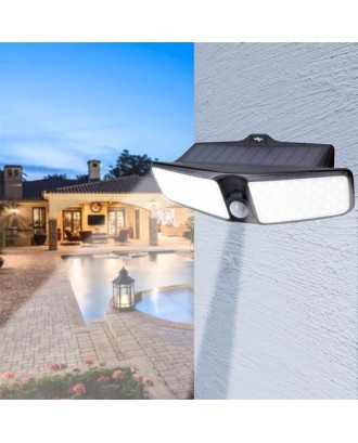 100LED 600LM 25W body sensing outdoor waterproof solar garden wall lamp