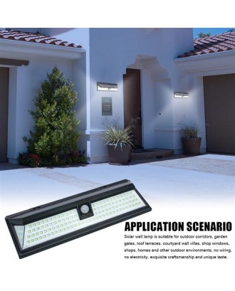 118LED Solar Lights Outdoor Wireless Motion Sensor Wall Yard Garden Pathway Lamp