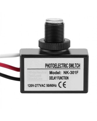 120V-277VAC Light Sensor Control Automatic On/Off Photoelectric Switch for Lighting Fixtures