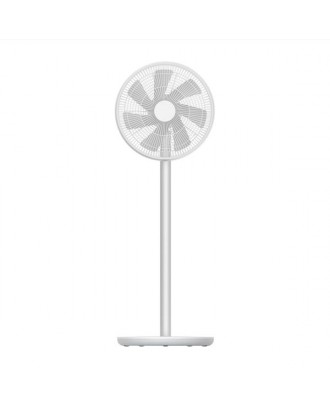smartmi Standing Oscillating Pedestal Fan 2S, DC Motor Quiet Fans,Portable Outdoor Floor Electric Fans for Bedrooms Home Use,4 Power Setting Built-in Lithium-ion Battery Cordless,Works With Mi Home